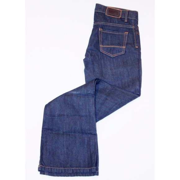 SUPERDRY 28 X 32 Dark DENIM Jeans MADISON Real BOOT Low Rise JAPAN Spirit